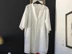 Lange witte Ibiza blouse 100% katoen, Ophalen of Verzenden, Zo goed als nieuw, Wit