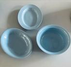 Petrus Regout Lichtblauw Servies - 3 Delig Setje, Antiek en Kunst, Ophalen of Verzenden