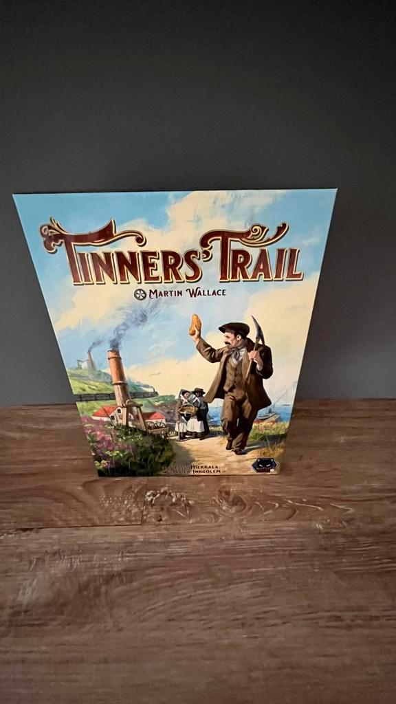 Tinners' Trail – Kickstarter Edition, Hobby en Vrije tijd, Gezelschapsspellen | Bordspellen, Zo goed als nieuw, Een of twee spelers