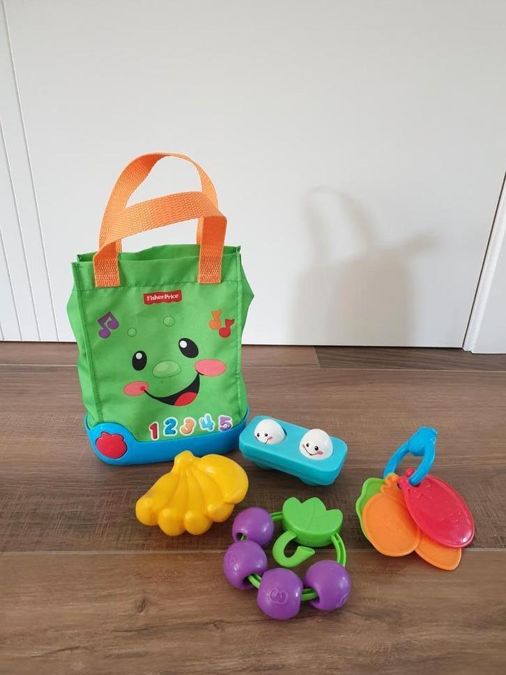 Fisher-Price Leerplezier Boodschappentas, Kinderen en Baby's, Speelgoed | Fisher-Price, Zo goed als nieuw, Overige typen, Met licht