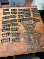 Lego 9 volt trein rails en wissels jaren 90 9v, Ophalen of Verzenden, Zo goed als nieuw, Losse stenen, Lego