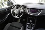 Opel Grandland X 1.2 Turbo Business Executive Autom Half Led, Gebruikt, 1199 cc, Leder en Stof, Zwart