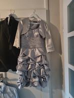 Gala/feest/kerst/nieuwjaars jurk zilver mt L, Ophalen of Verzenden, Zo goed als nieuw, Carnaval