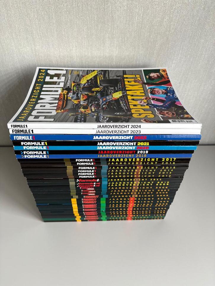 FORMULE 1 Jaaroverzichten., Boeken, Auto's | Boeken, Zo goed als nieuw, Algemeen, Ophalen of Verzenden