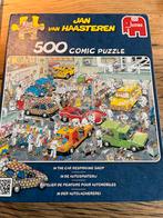 Jan van Haasteren Puzzel - Autospuiterij 500 stukjes, Ophalen of Verzenden, Zo goed als nieuw, Legpuzzel