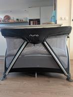 Zwart Nuna Sena campingbed + aerosleep, Kinderen en Baby's, Babywiegjes en Ledikanten, Ophalen, Zo goed als nieuw, Reisbedje