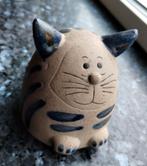 Spaarpot poes kat. Aardewerk., Ophalen of Verzenden, Zo goed als nieuw, Steen, Aardewerk of Keramiek, Dier