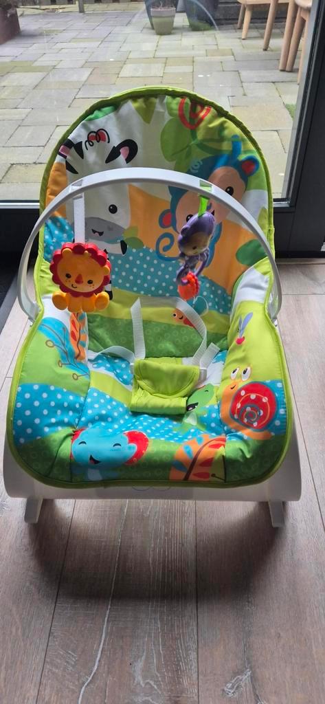 Wip/schommelstoeltje, Kinderen en Baby's, Speelgoed | Babyspeelgoed, Zo goed als nieuw, Met geluid, Ophalen of Verzenden