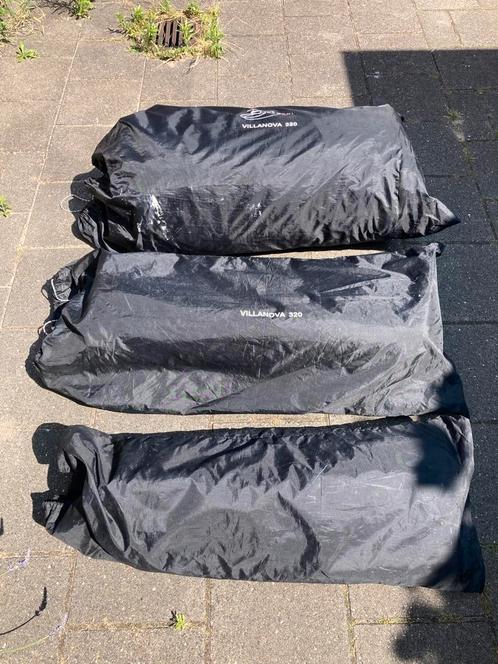 Bardani villanova 320 katoenen tunneltent, Caravans en Kamperen, Tenten, tot en met 4, Gebruikt, Ophalen