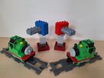 * Duplo: 5556 2 x Percy met watertoren. Thomas de trein *, Ophalen of Verzenden, Gebruikt, Complete set, Duplo
