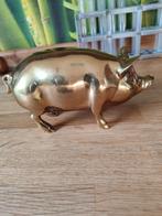 Messing spaarvarken, Ophalen of Verzenden, Gebruikt, Metaal of Blik, Dier