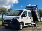 Peugeot Boxer 2.0 HDI 96kw EUR6 DC Kipper 2019 66.337Km, Auto's, Voorwielaandrijving, 15 km/l, Gebruikt, Euro 6