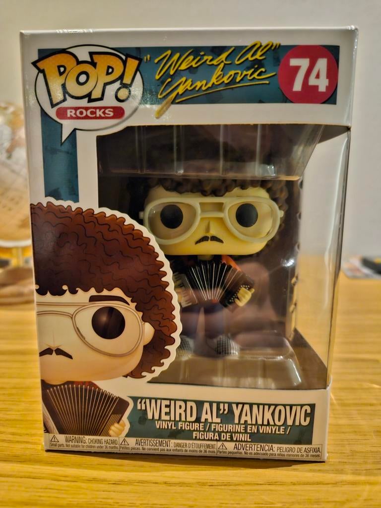 Funko Pop Rocks - Weird Al Yankovic #74 Vaulted, Ophalen of Verzenden, Zo goed als nieuw