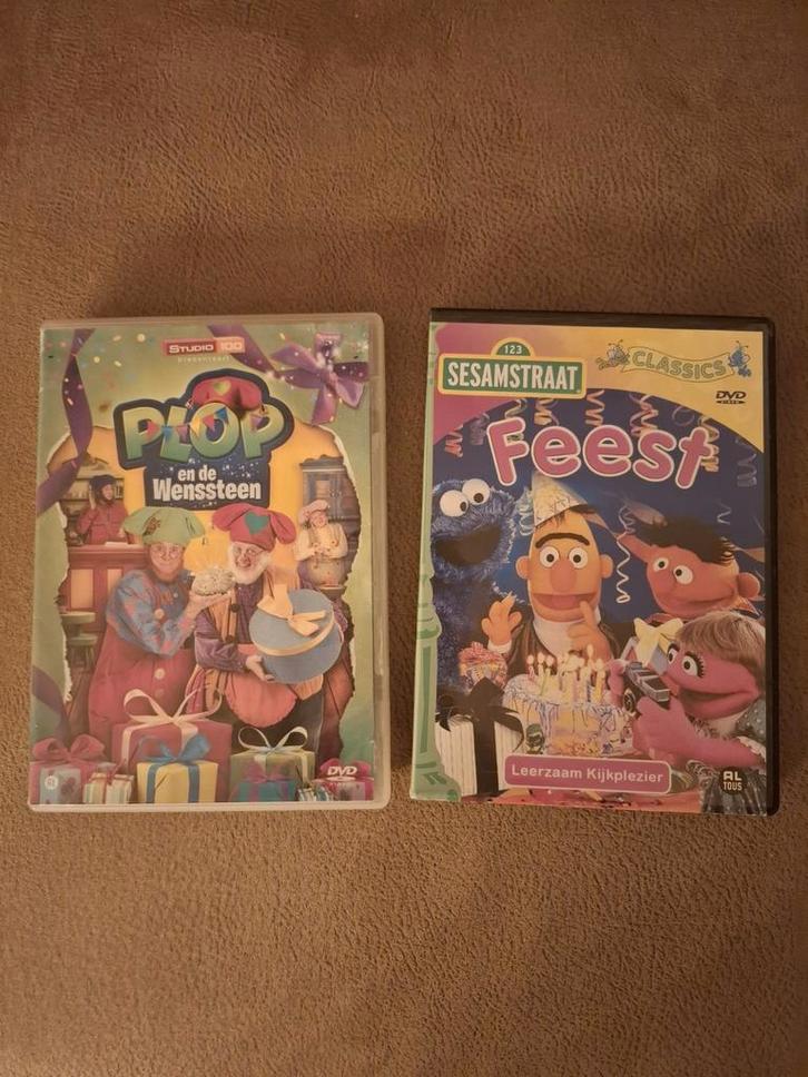 Kabouter Plop & Sesamstraat DVD's, Cd's en Dvd's, Dvd's | Kinderen en Jeugd, Zo goed als nieuw, Tv fictie, Poppen, Alle leeftijden