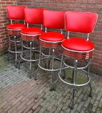 FIFTIES SIXTIES AMERIKAANSE BARKRUKKEN BEL AIR BAR TAFEL, Huis en Inrichting, Barkrukken, 5 krukken of meer, Ophalen, Zo goed als nieuw