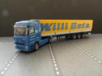 847 herpa mercedes actros willi betz 4718 oplegger 1:87 truc, Ophalen of Verzenden, Zo goed als nieuw, Bus of Vrachtwagen, Herpa