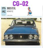 Cg2 autokaart bristol 603/603 s2 (1976 - 1982 ), Ophalen of Verzenden, Zo goed als nieuw, Auto's