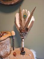 Smudge veren fan 2, sjamanisme, sjamaan stok, talking stick, Ophalen of Verzenden