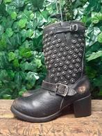 supergave vintage blokhak laars van Frye maat 40 (maat 10), Hoge laarzen, Zwart, Frye, Ophalen of Verzenden