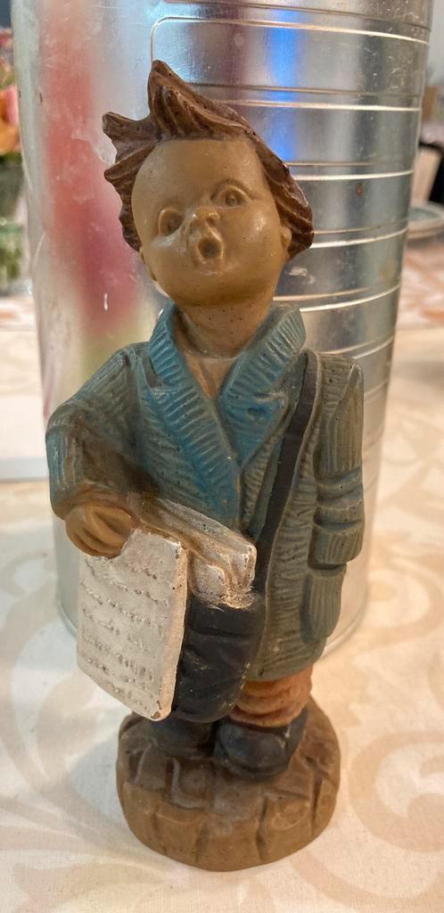 Stenen beeldje 16 cm hoog, Verzamelen, Beelden en Beeldjes, Zo goed als nieuw, Mens, Ophalen of Verzenden