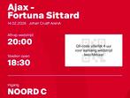Ajax - Fortuna Sittard, vak 410, 2 tickets