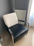 Te koop moderne leren fauteuil, Huis en Inrichting, Fauteuils, Ophalen, Zo goed als nieuw, Leer, Modern