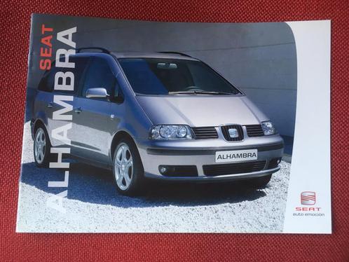 Seat Alhambra, Boeken, Auto's | Folders en Tijdschriften, Nieuw, Overige merken, Ophalen of Verzenden