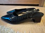 Slingback puntschoenen Allure fashion maat 40, Schoenen met lage hakken, Zwart, Nieuw, Ophalen of Verzenden