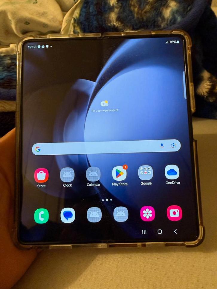 Samsung Z Fold 5-256 GB 5G in Topconditie met hoeje, Telecommunicatie, Mobiele telefoons | Samsung, Zo goed als nieuw, Galaxy Z Fold