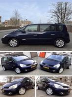 Mooie Mpv Espace 3.5i E4 V6 M'2007 Automaat Leer 7ps Inr Mog, Auto's, Zwart, 2000 kg, Blauw, Origineel Nederlands