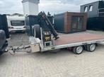 Trailer met HIAB T-CLX 018-2, Auto diversen, Aanhangers en Bagagewagens, Ophalen, Zo goed als nieuw