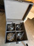 4x Sheds 18x18w RGBWA-UV LED in Flightcase, Muziek en Instrumenten, Licht en Laser, Ophalen, Gebruikt, Licht, Geluidgestuurd
