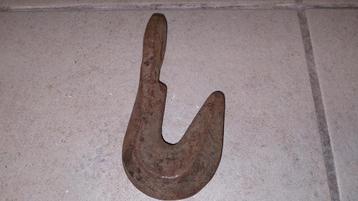 Antieke smeedijzeren haak 7,5 / 12 cm beschikbaar voor biedingen