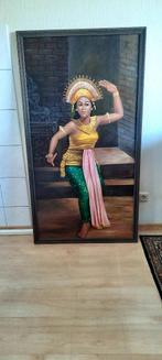 Schilderij Balinese vrouw, Ophalen