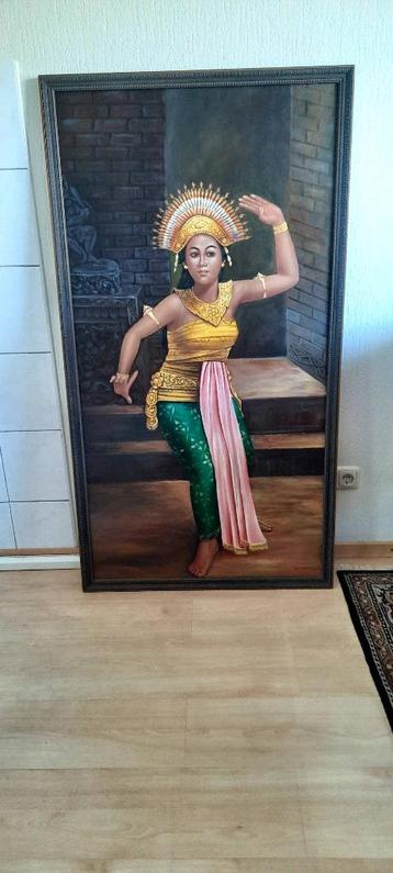 Schilderij Balinese vrouw beschikbaar voor biedingen