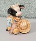 1993 koe cowboy Moo Moo's Chip 627704 Mary Rhyner beeldje, Ophalen of Verzenden, Zo goed als nieuw, Dier