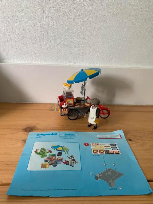 Speelsets PLAYMOBIL Ghostbusters Slimer en hotdogkraam, Kinderen en Baby's, Speelgoed | Playmobil, Zo goed als nieuw, Complete set