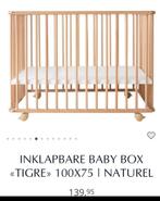 INKLAPBARE BABY BOX «TIGRE» 100X75 | NATUREL, Zo goed als nieuw, Ophalen