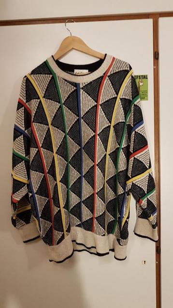 Vintage carlo colucci trui jaren 90 maat xl beschikbaar voor biedingen