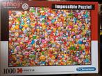 Z.G.A.N. Emoji puzzel (Clementoni) - 1000 stukjes, Ophalen of Verzenden, 500 t/m 1500 stukjes, Zo goed als nieuw, Legpuzzel