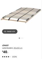 Lattenbodem | Ikea Lönset 80 x 200 I 2 stuks, Ophalen, Eenpersoons, Zo goed als nieuw, 80 cm