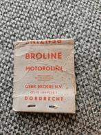 Dordrecht broline motorolien oud lucifermapje, Verzamelen, Ophalen of Verzenden, Gebruikt