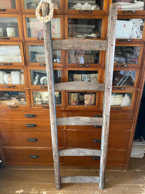 Oude houten trap, Antiek en Kunst, Curiosa en Brocante, Ophalen