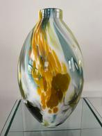 Fidrio Mixed Colours, handgemaakte vaas, 40 hoog, 22 breed, Antiek en Kunst, Kunst | Designobjecten, Ophalen