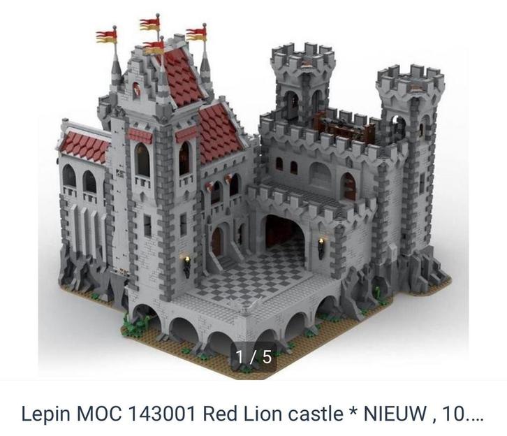 Red Lions Castle II - Medieval Castle - 10000+pcs, Kinderen en Baby's, Speelgoed | Duplo en Lego, Nieuw, Lego, Complete set, Ophalen