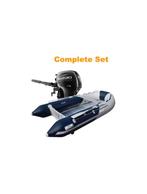 Rubberboot met 5 pk bbm, Watersport en Boten, Rubberboten, Aluminium, Zo goed als nieuw, Benzine, Minder dan 70 pk
