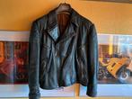 Old school leer motorjack vintage maat L, Ophalen of Verzenden, Tweedehands, Dames, Jas | leer