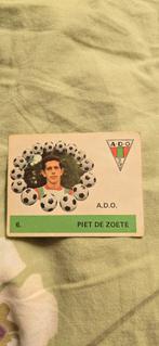 ADO  den haag Piet de Zoete voetbalplaatje 1970, Ophalen of Verzenden, Gebruikt, Overige binnenlandse clubs, Poster, Plaatje of Sticker