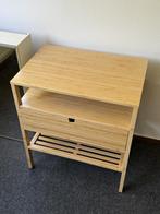 Ikea NORDKISA Nachtkastje, bamboe, 60x40 cm, Ophalen, 55 tot 70 cm, Zo goed als nieuw, 45 tot 65 cm