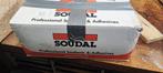 Soudal kitworsten butyrub grijs 600 ml, Ophalen of Verzenden, Grijs